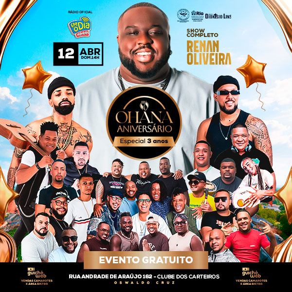 Ohana Aniversário - Renan Oliveira em Rio de Janeiro