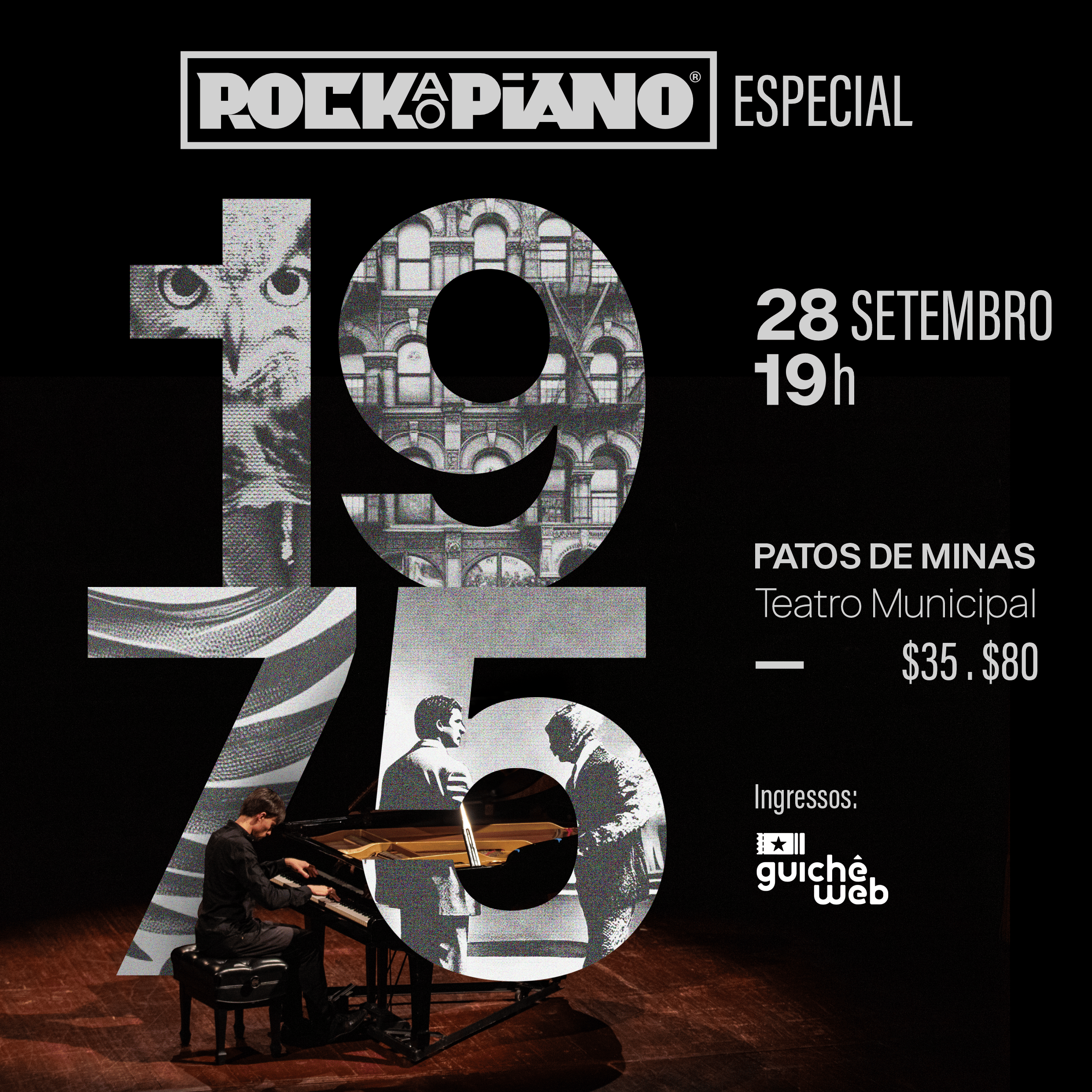 Rock ao Piano - Especial 1975 - Data Extra em Patos De Minas