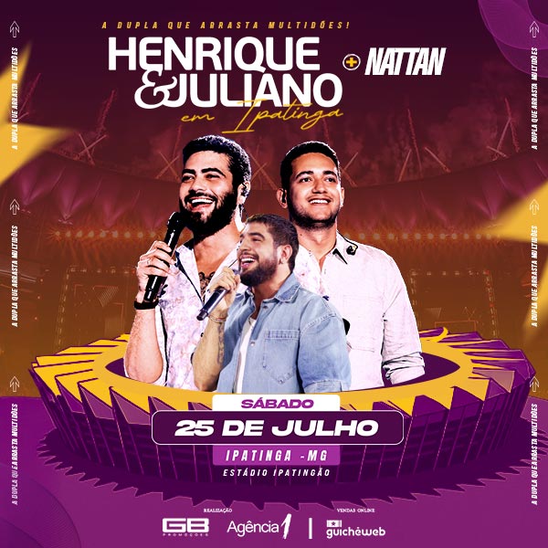Henrique e Juliano em Ipatinga