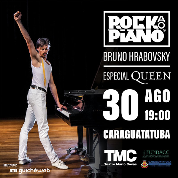 Rock ao Piano - Especial Queen em Caraguatatuba