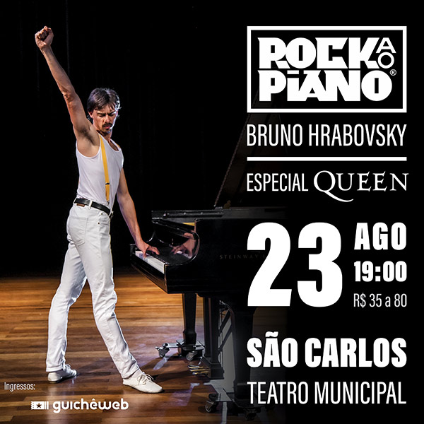 Rock ao Piano - Especial Queen em São Carlos