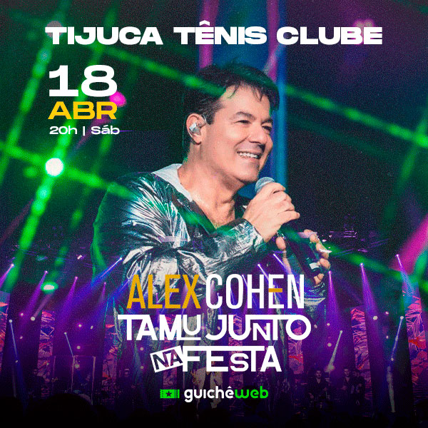 Show Tamu Junto na Festa - Alex Cohen em Rio de Janeiro