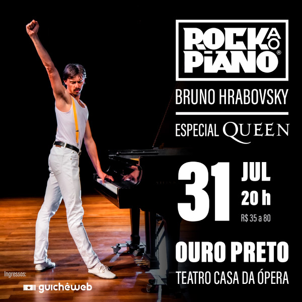 Rock ao Piano - Especial Queen em Ouro Preto
