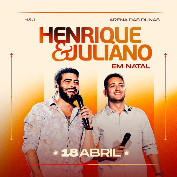 Henrique e Juliano em Natal