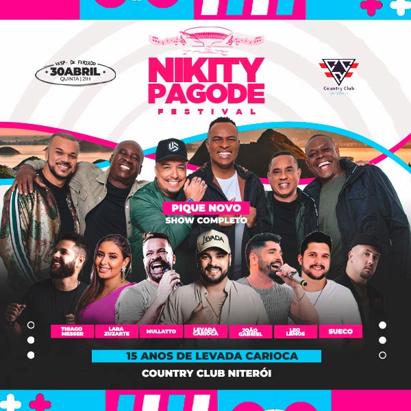 Nikity Pagode Festival em Niteroi