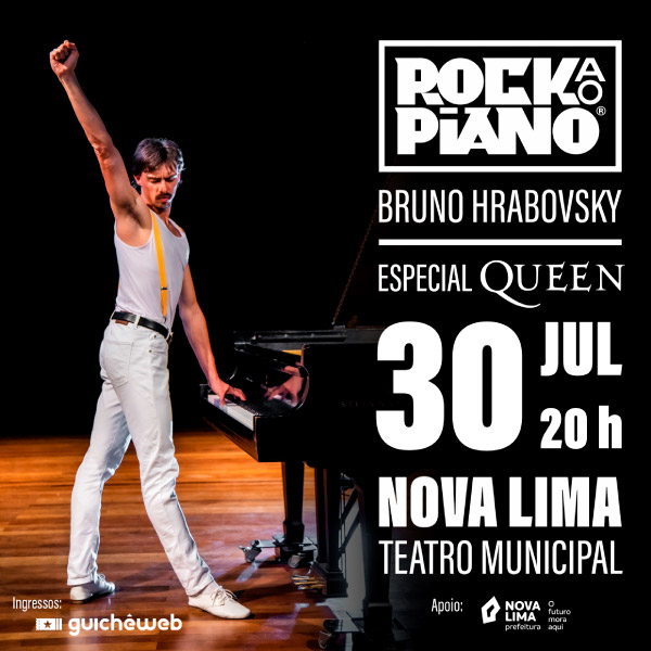 Rock ao Piano - Especial Queen em Nova Lima