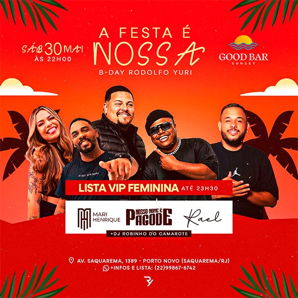 A Festa É Nossa em Saquarema