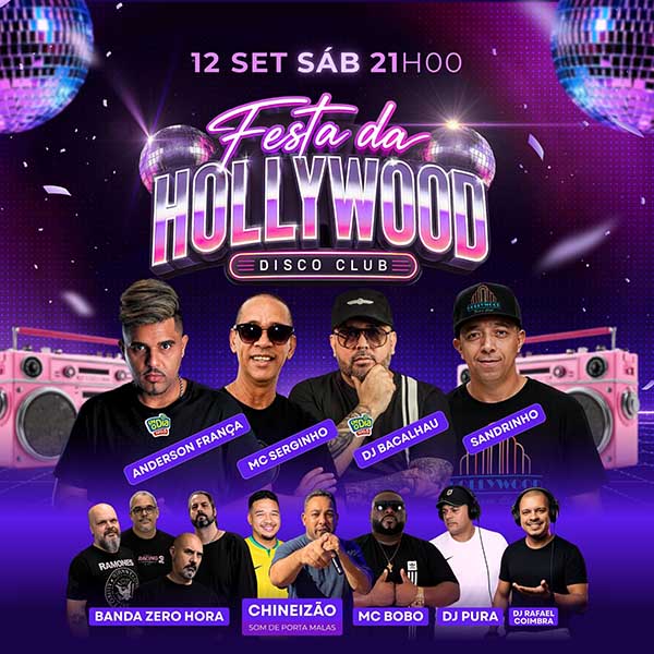 Festa da Hollywood Disco Club em Sao Goncalo