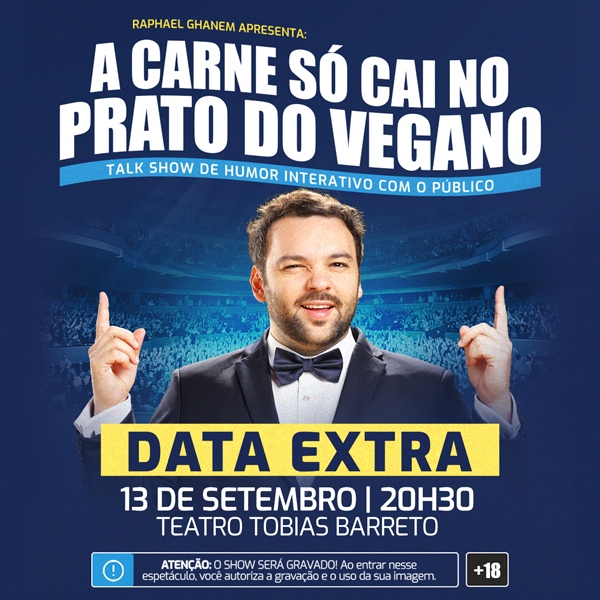 A Carne Só Cai no Prato do Vegano - Data Extra em Aracaju