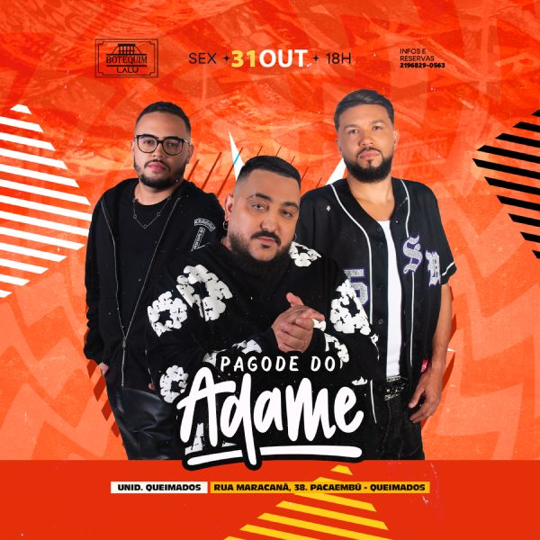 Pagode do Adame no Botequim Lalu em Queimados