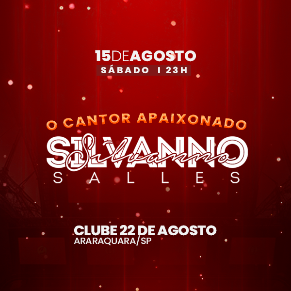 Silvanno Salles em Araraquara
