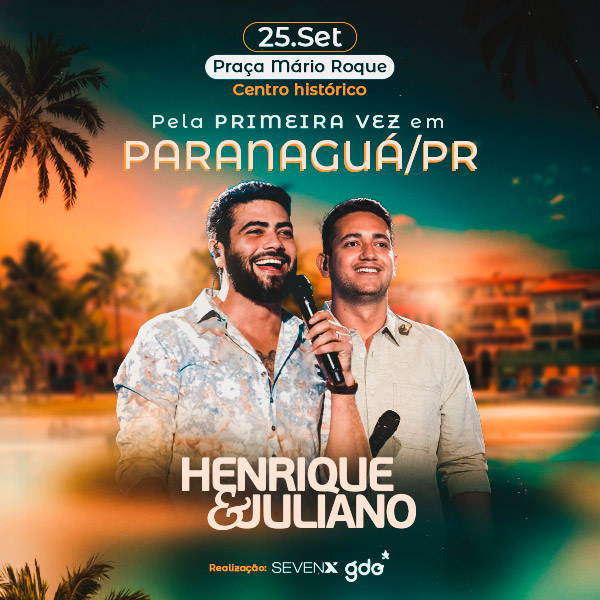 Henrique e Juliano em Paranaguá