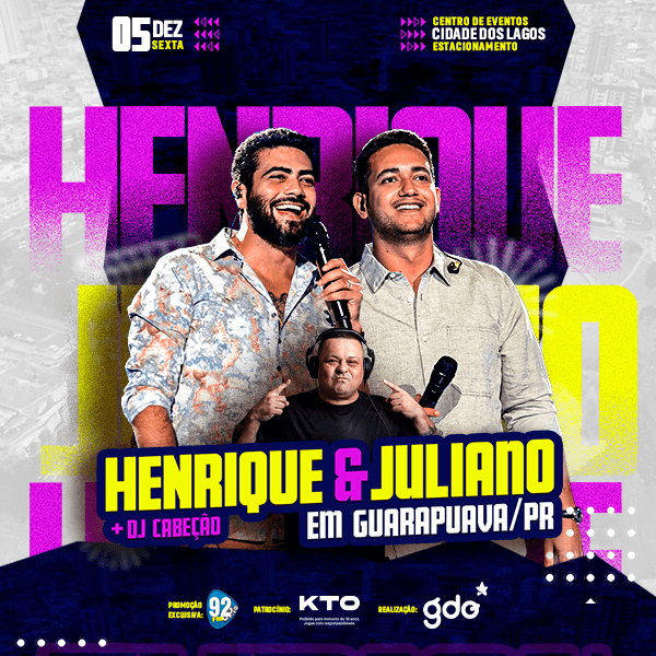 Henrique e Juliano em Guarapuava