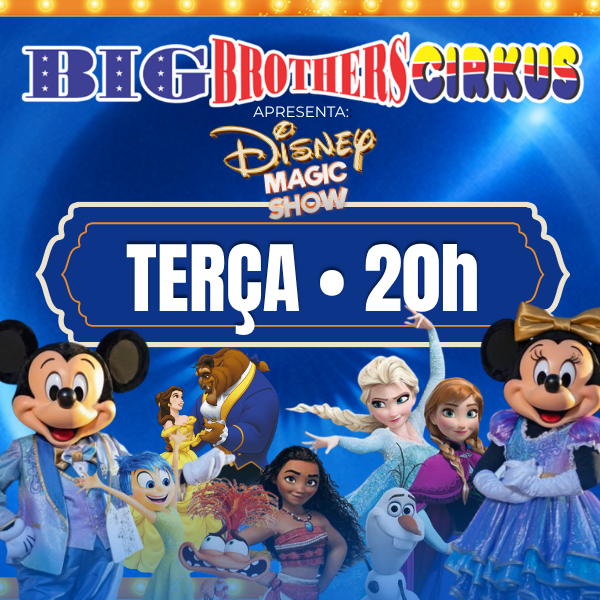 Big Brothers Cirkus | Terça 21.04 às 20H em Barra Mansa