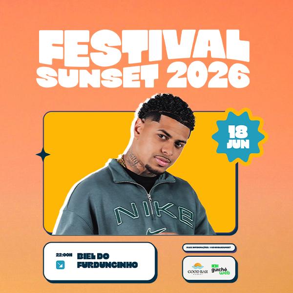Festival Sunset: Biel do Furduncinho em Saquarema