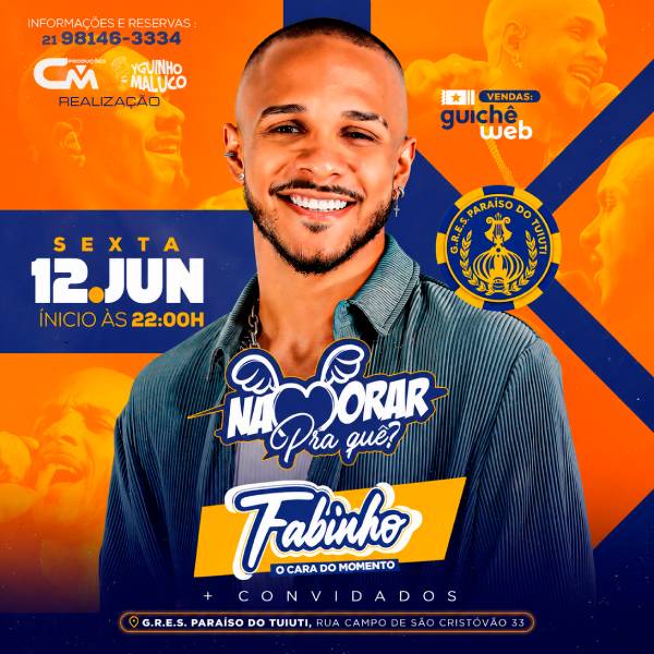 Namorar Pra Quê? Fabinho em Rio de Janeiro