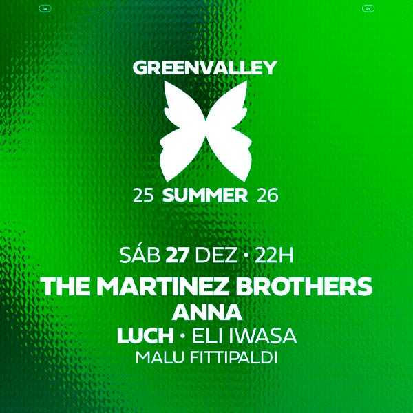 The Martinez Brothers e Anna no Greenvalley em Camboriu