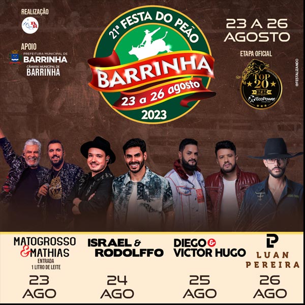 21ª Festa do Peão de Barrinha - Luan Pereira