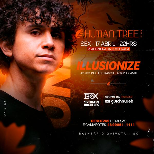 Human Tree - Illusionize em Balneario Gaivota