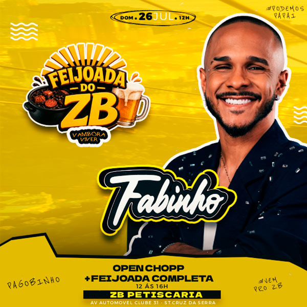 Feijoada do Zb - Fabinho em Duque de Caxias