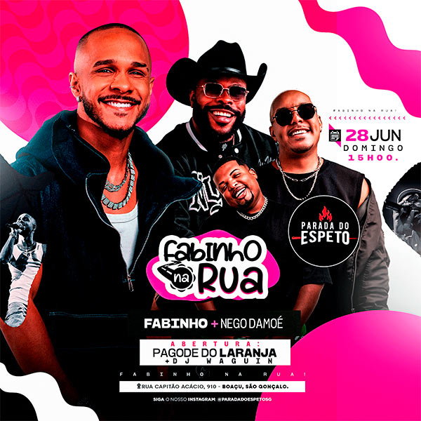 Fabinho na Rua em Sao Goncalo
