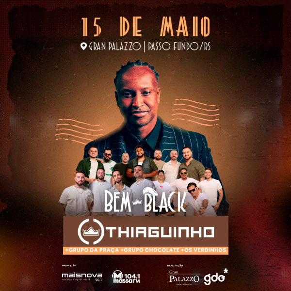 Thiaguinho - Bem Black em Passo Fundo
