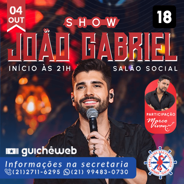 Show do João Gabriel com Participação do Marcos Vivan em Niteroi