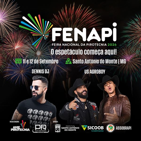 Fenapi 2026 em Santo Antonio do Monte - Dennis DJ