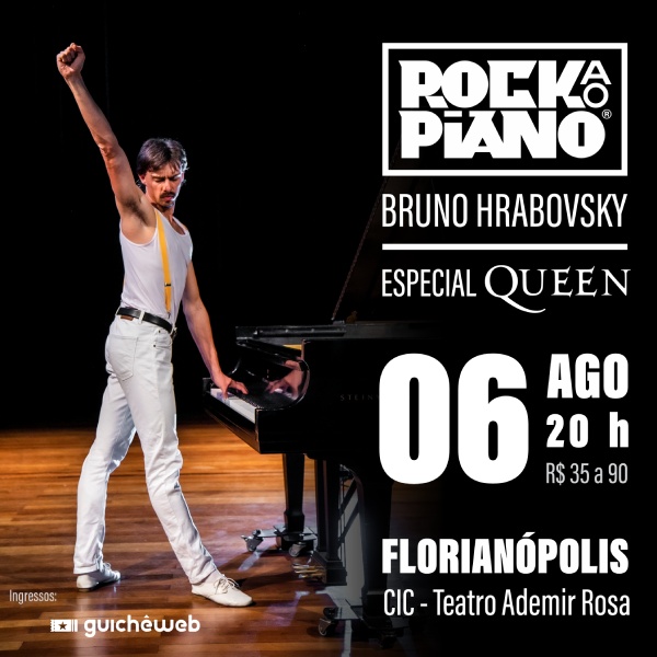 Rock ao Piano - Especial Queen em Florianopolis