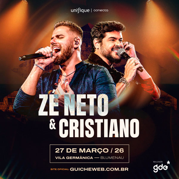 Zé Neto e Cristiano em Blumenau