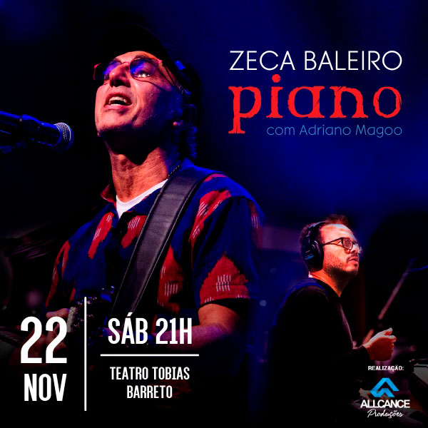 Zeca Baleiro Piano em Aracaju