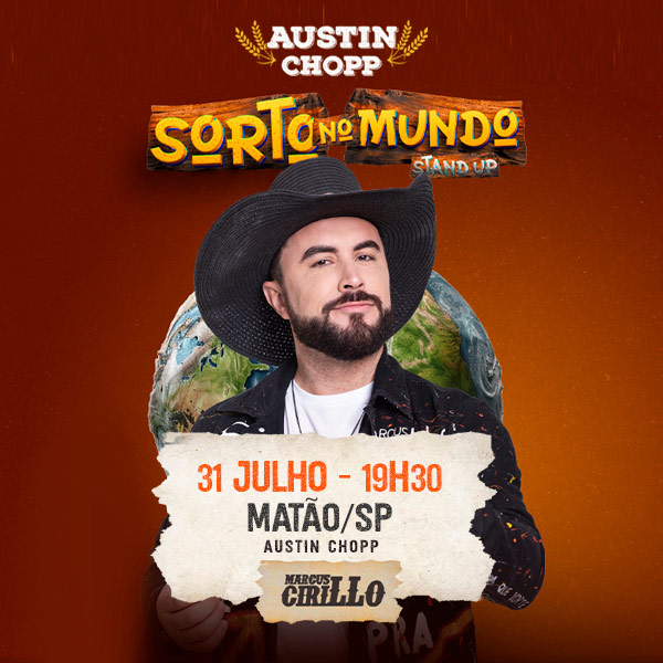 Marcus Cirillo Stand Up em Matao
