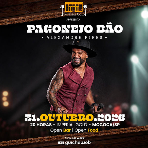 Pagonejo Bão - Alexandre Pires em Mococa