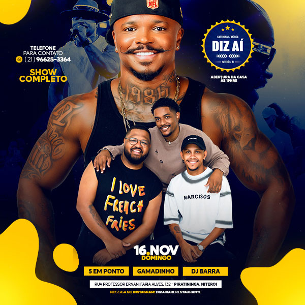 Gamadinho no Diz Aí em Niteroi