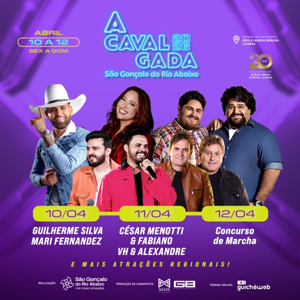 A Cavalgada em Sao Goncalo do Rio Abaixo - César Menotti e Fabiano + Vh & Alexandre