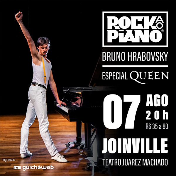 Rock ao Piano - Especial Queen em Joinville