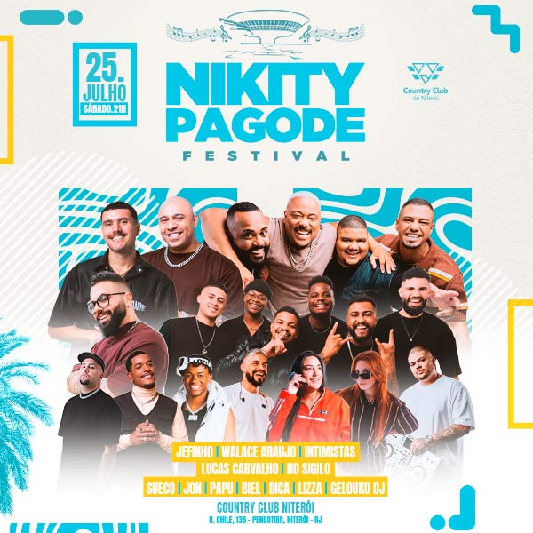 Nikity Pagode Festival em Niteroi
