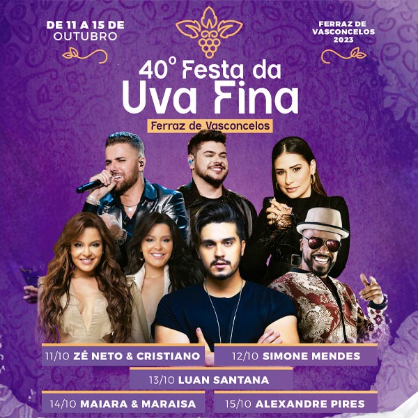40º Festa da Uva Fina - Zé Neto e Cristiano em Ferraz De Vasconcelos
