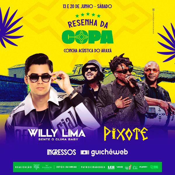 Resenha da Copa em Macapa - Willy Lima + Pixote