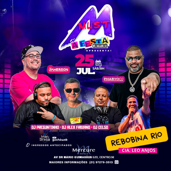 Festa Must Retro em Nova Iguaçu