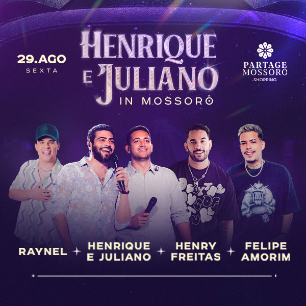 Henrique e Juliano em Mossoró