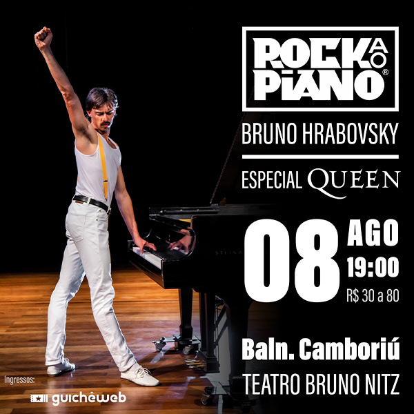 Rock ao Piano - Especial Queen em Balneario Camboriu