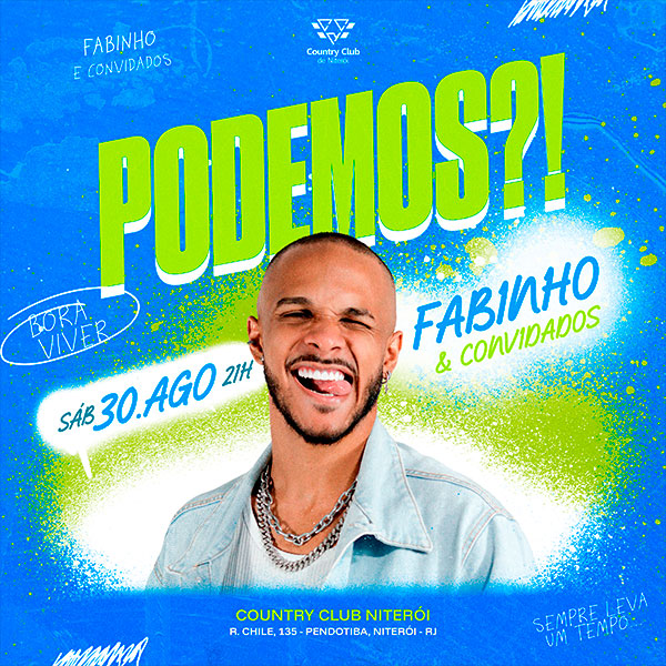 Podemos?! Fabinho e Convidados em Niteroi