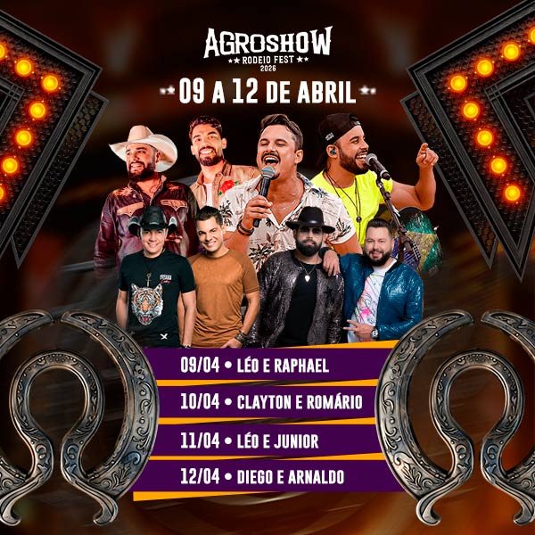 Agroshow Rodeio Fest 2026 em Salesopolis - Léo e Raphael