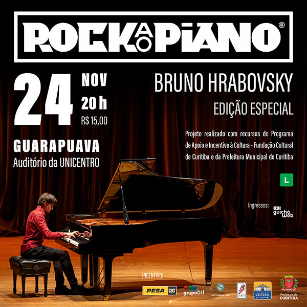 Rock ao Piano - Edição Especial em Guarapuava