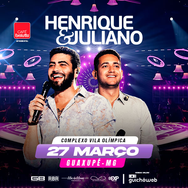 Henrique e Juliano em Guaxupé