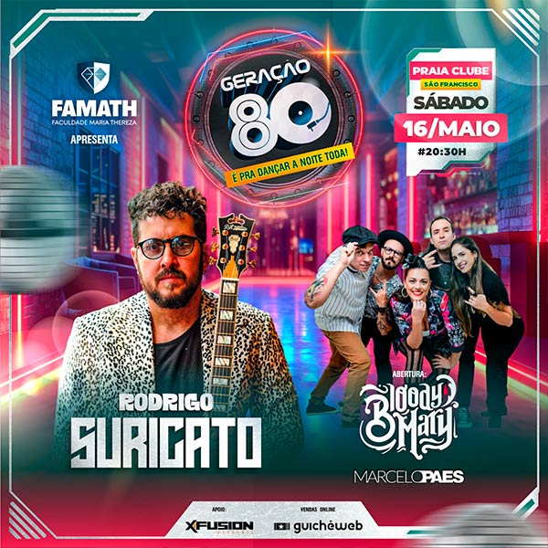 Geração 80 - É Pra Dançar a Noite Toda! em Niteroi