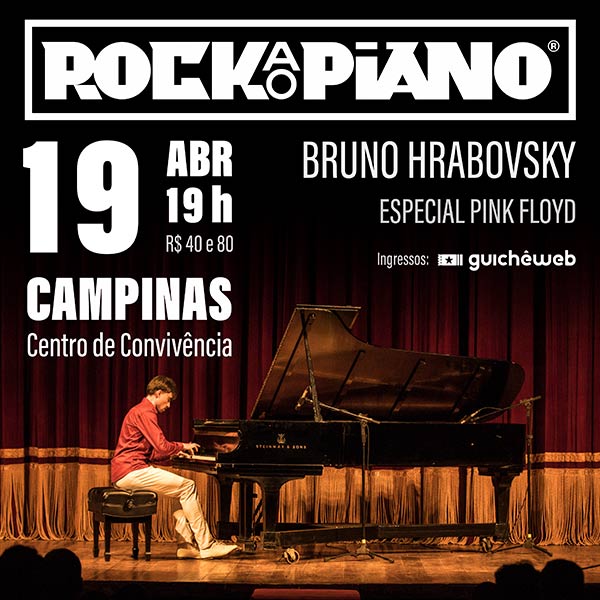 Rock ao Piano - Especial Pink Floyd em Campinas